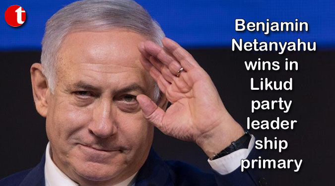Benjamin Netanyahu wins in Likud party leadership primary