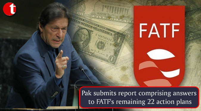 Pak submits report comprising answers to FATF’s remaining 22 action plans