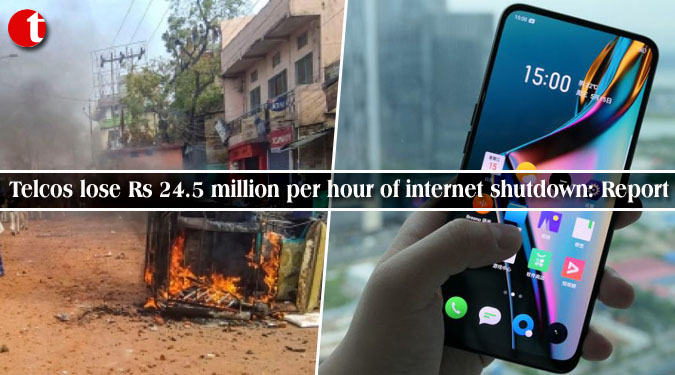 Telcos lose Rs 24.5 million per hour of internet shutdown: Report