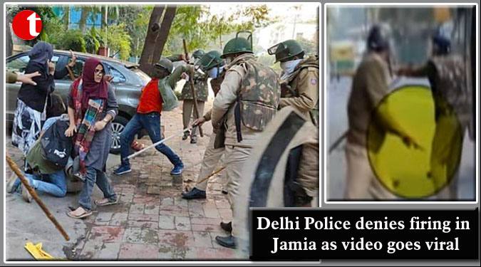 Delhi Police denies firing in Jamia as video goes viral