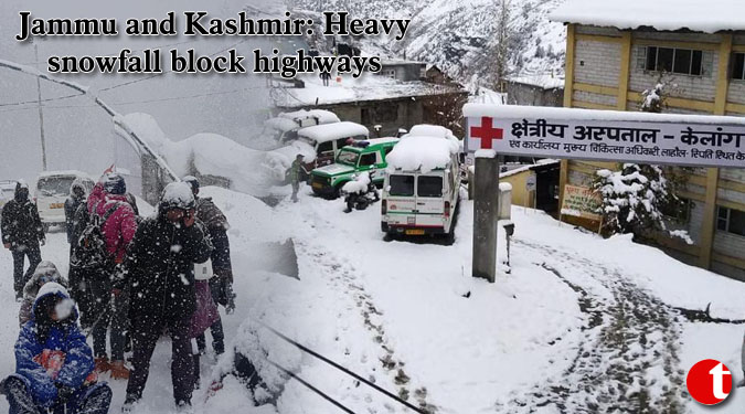 Jammu and Kashmir: Heavy snowfall block highways