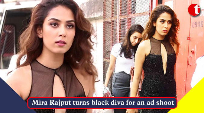 Mira Rajput turns black diva for an ad shoot