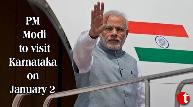 PM Modi to visit Karnataka on January 2