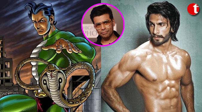 Ranveer in talks to play comic book superhero 'Nagraj', Karan to produce