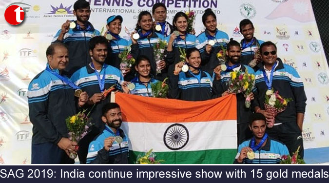 SAG 2019: India continue impressive show with 15 gold medals