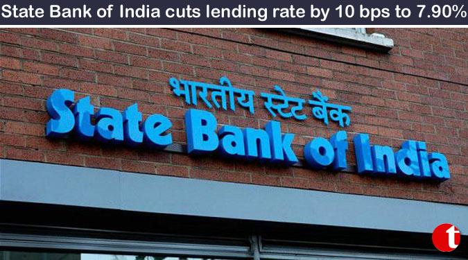 State Bank of India cuts lending rate by 10 bps to 7.90%