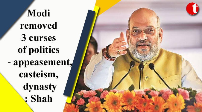 Modi removed 3 curses of politics - appeasement, casteism, dynasty: Shah