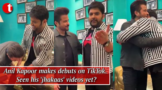 Anil Kapoor makes debuts on TikTok. Seen his ‘jhakaas’ videos yet?
