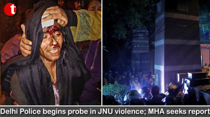 Delhi Police begins probe in JNU violence; MHA seeks report