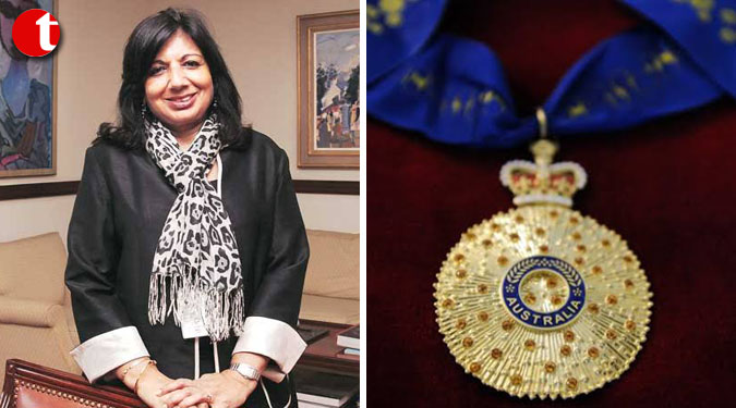 Biocon''s Kiran Mazumdar-Shaw awarded ''Order of Australia''