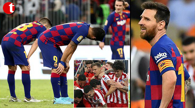 Super Cup loss hurts, says Lionel Messi