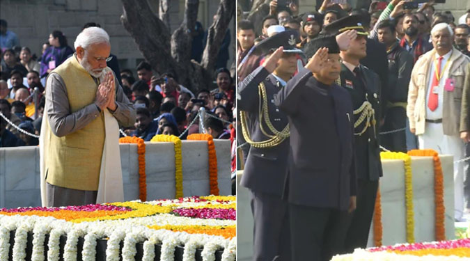 PM Modi, President pay homage to Mahatma Gandhi on 72nd death anniversary