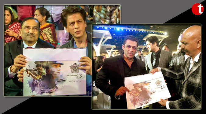 Shahrukh, Salman launch calendar of the Real “Dabanggs”