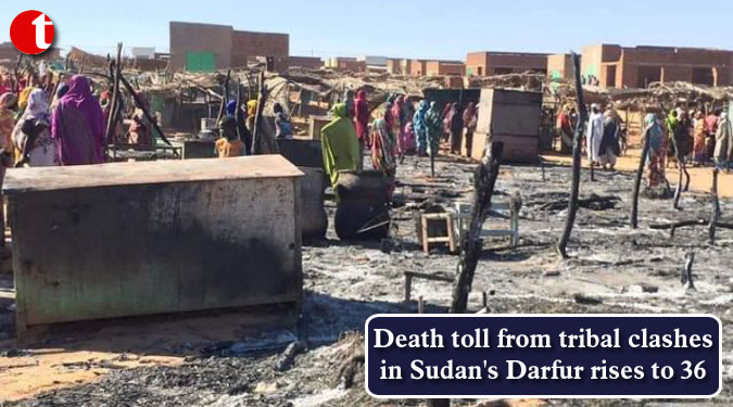 Death toll from tribal clashes in Sudan's Darfur rises to 36