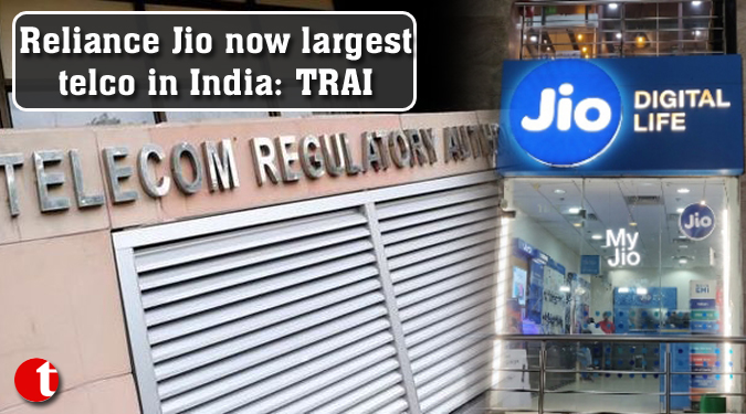 Reliance Jio now largest telco in India: TRAI