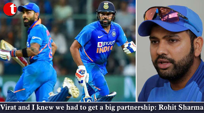 Virat and I knew we had to get a big partnership: Rohit Sharma
