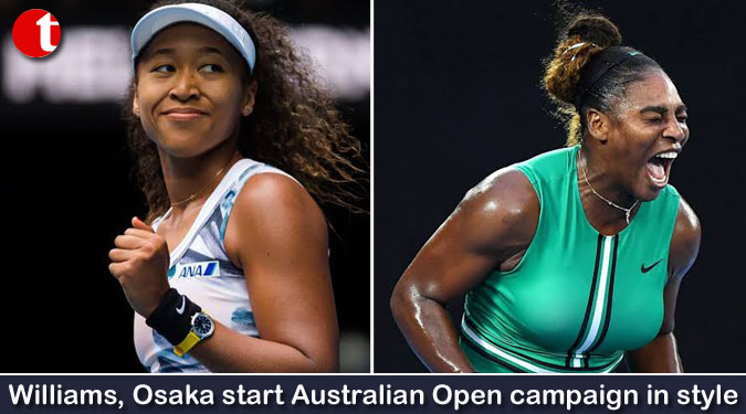 Williams, Osaka start Australian Open campaign in style