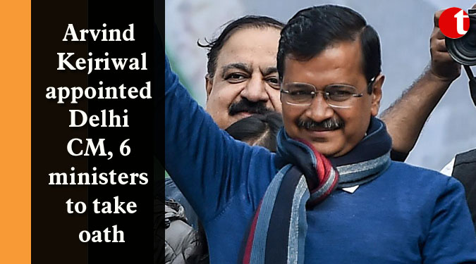 Arvind Kejriwal appointed Delhi CM, 6 ministers to take oath