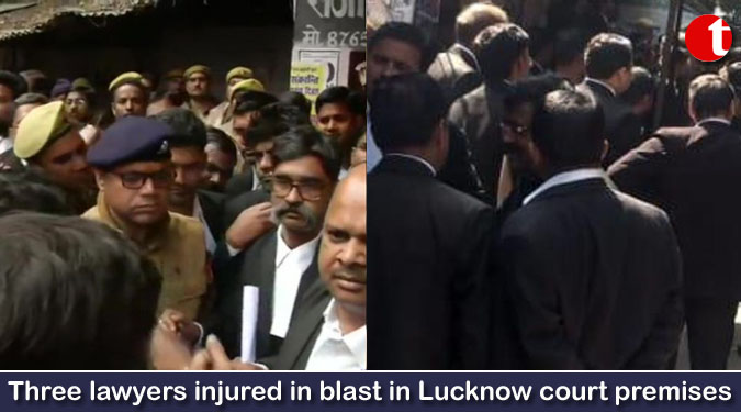 Three lawyers injured in blast in Lucknow court premises