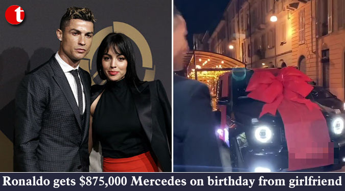 Ronaldo gets $875,000 Mercedes on birthday from girlfriend