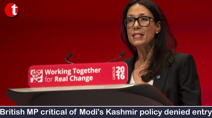 British MP critical of Modi's Kashmir policy denied entry