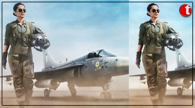 Kangana''s 1st look as Air Force pilot in ''Tejas'' goes viral