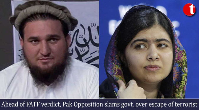 Ahead of FATF verdict, Pak Opposition slams govt. over escape of terrorist