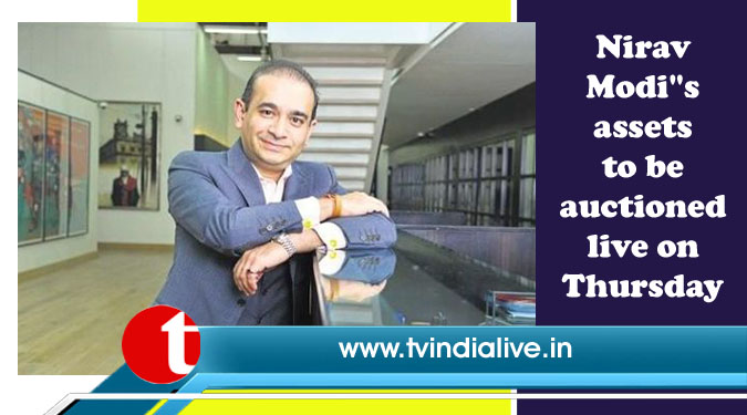 Nirav Modi''s assets to be auctioned live on Thursday