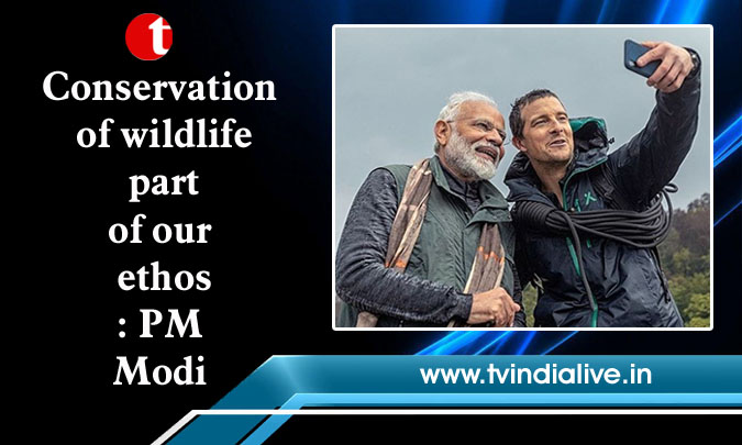 Conservation of wildlife part of our ethos: PM Modi