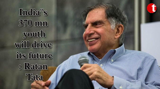 India''s 370 mn youth will drive its future: Ratan Tata