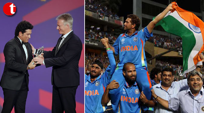 Sachin Tendulkar wins best Laureus sporting moment