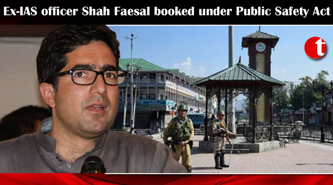 Ex-IAS officer Shah Faesal booked under Public Safety Act