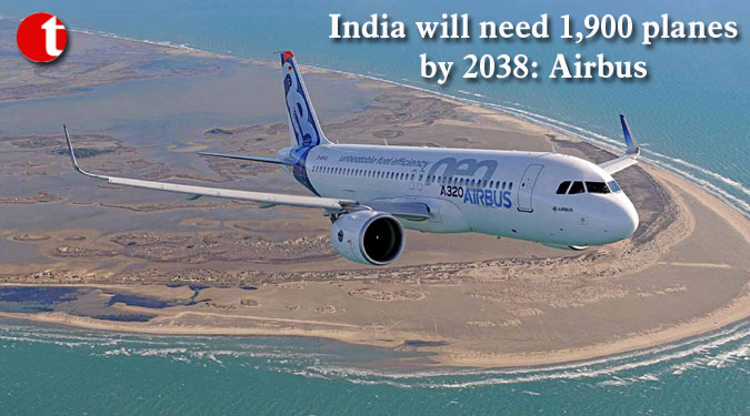 India will need 1,900 planes by 2038: Airbus