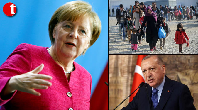 तुर्की की शरणार्थी नीति ‘अस्वीकार्य’ : मर्केल