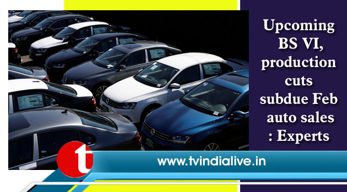 Upcoming BS VI, production cuts subdue Feb auto sales: Experts