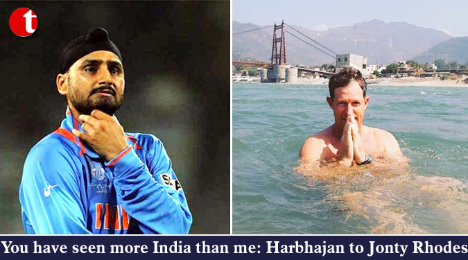 You have seen more India than me: Harbhajan to Jonty Rhodes