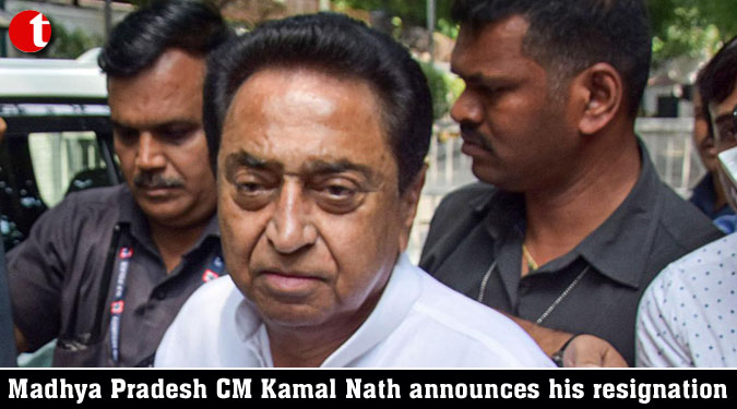 Madhya Pradesh CM Kamal Nath announces his resignation