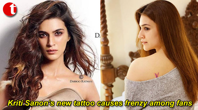 Kriti Sanon’s new tattoo causes frenzy among fans