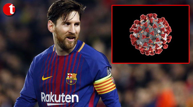 Lionel Messi sends ”strength” to COVID-19 affected people