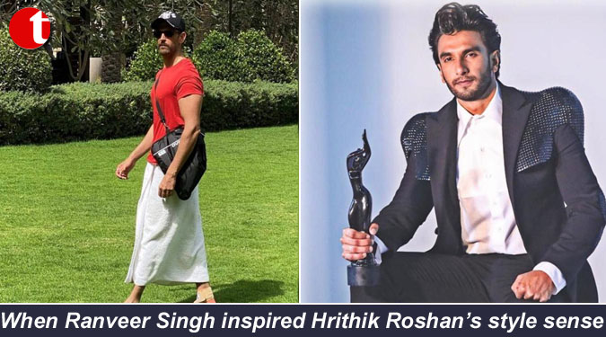 When Ranveer Singh inspired Hrithik Roshan’s style sense