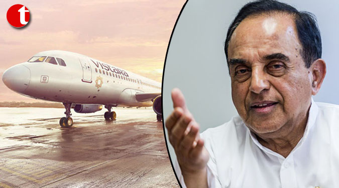 Allowing Vistara to bid for Air India would be foolish: Swamy