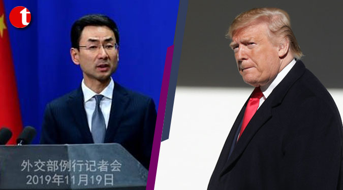 China slams Trump for controversial coronavirus tweet