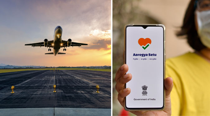 Aarogya Setu app mandatory for air Passengers