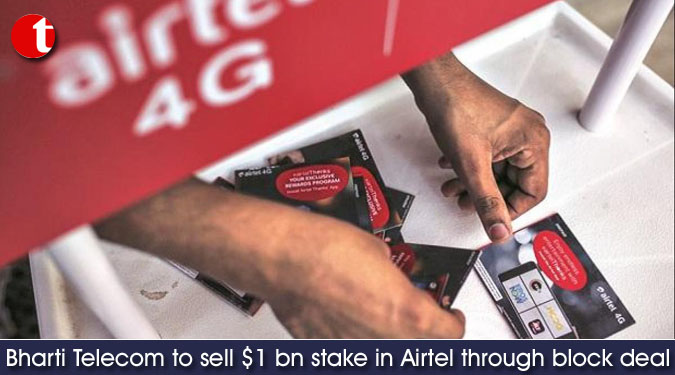 Bharti Telecom to sell $1 bn stake in Airtel through block deal