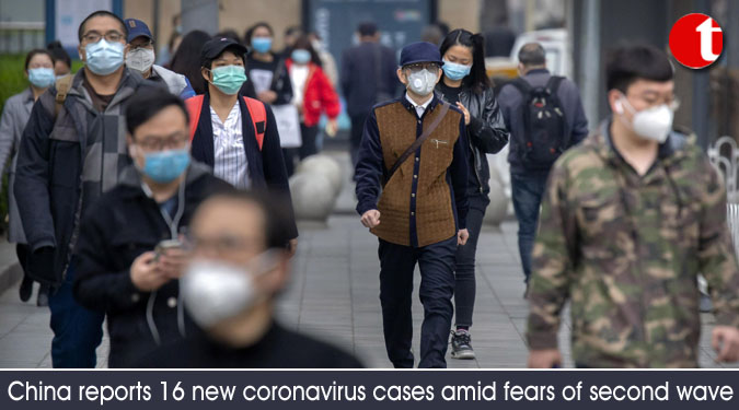 China reports 16 new coronavirus cases amid fears of second wave