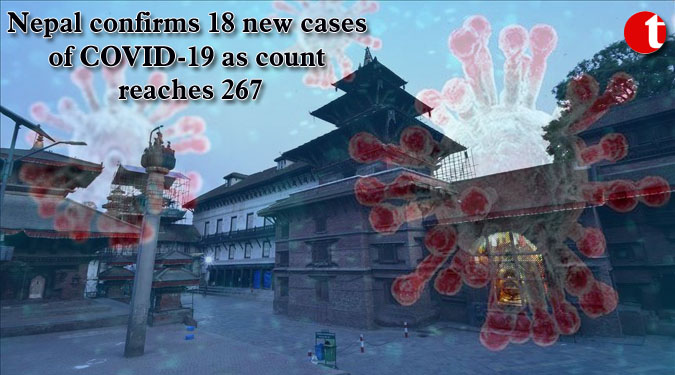 Nepal confirms 18 new cases of COVID-19 as count reaches 267