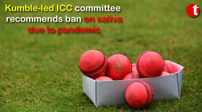 Kumble-led ICC committee recommends ban on saliva due to pandemic