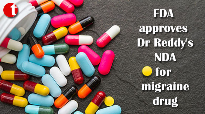 FDA approves Dr Reddy's NDA for migraine drug