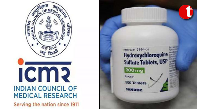 आईसीएमआर ने हाइड्रॉक्सीक्लोरोक्वीन के इस्तेमाल पर संशोधित परामर्श किया जारी