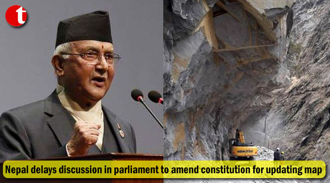 Nepal delays discussion in parliament to amend constitution for updating map